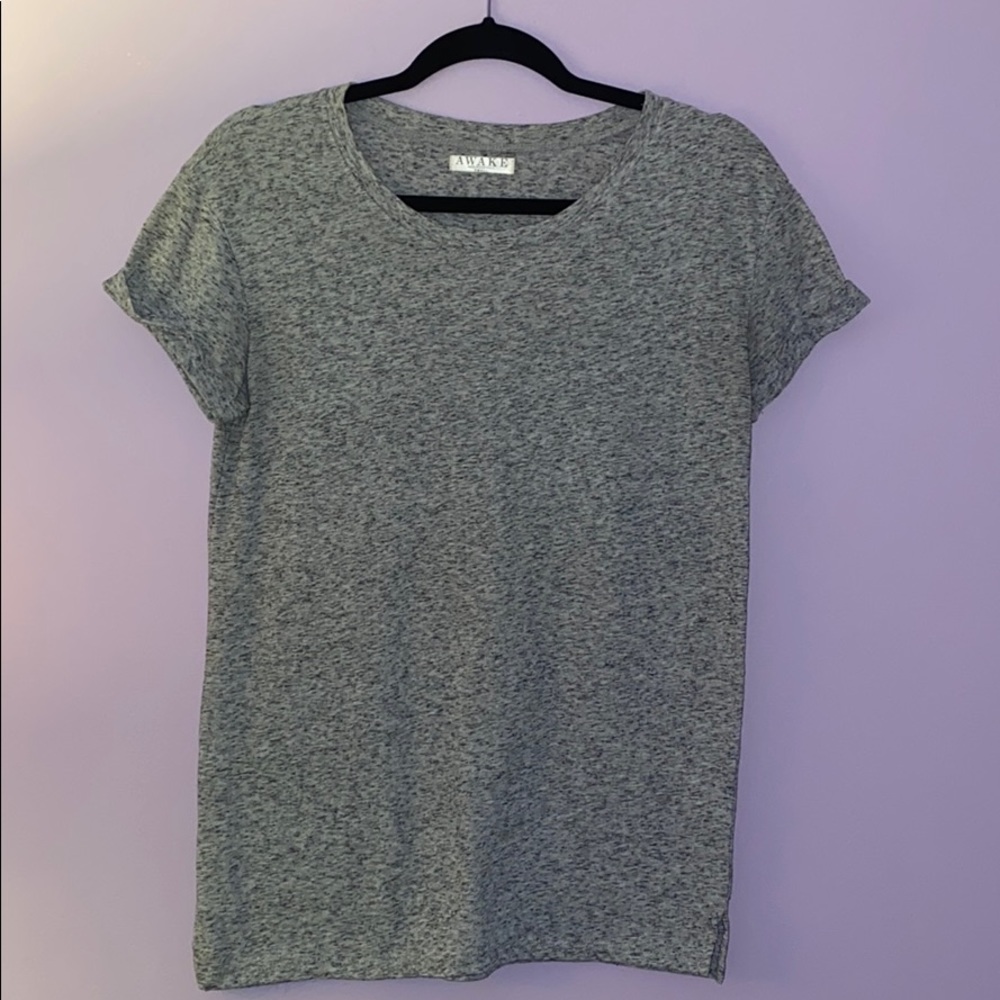 Greyish-Black Short Sleeve Shirt